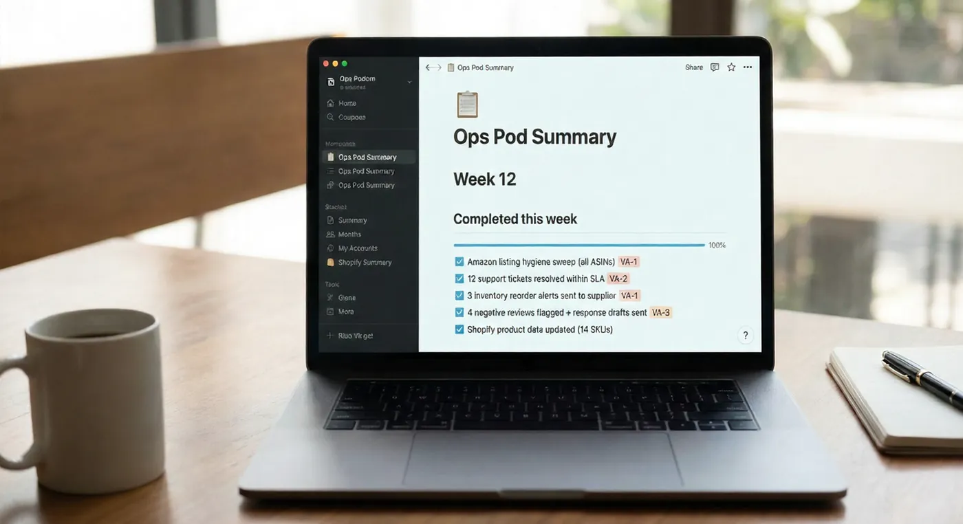 Notion SOP documentation