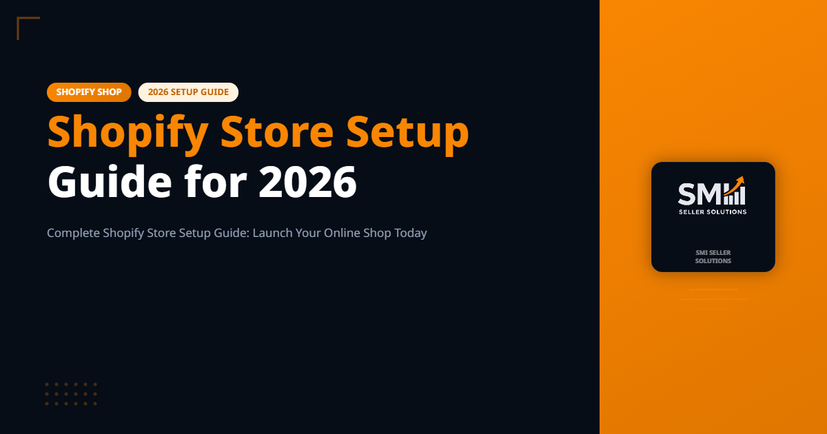 Complete Shopify Store Setup - Guide 2026
